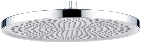 Regenduschkopf YUANNY Wasserspar 10 Zoll Stable ABS Chrom Universal-Kopfbrause Anti-Kalk-Düsen Ø 26 cm