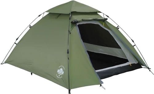 Lumaland 2-3 Personen Pop Up Camping Zelt | 4 Jahreszeiten Igluzelt | Leicht, Wasserdicht & Robust