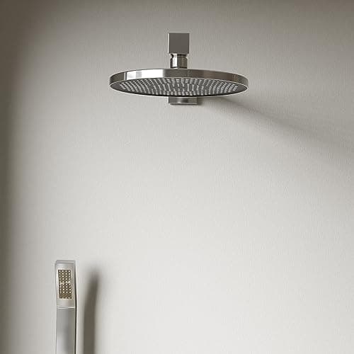Regenduschkopf YUANNY Wasserspar 10 Zoll Stable ABS Chrom Universal-Kopfbrause Anti-Kalk-Düsen Ø 26 cm