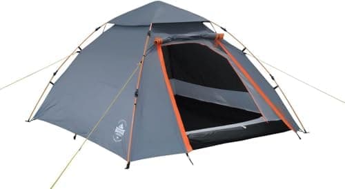 Lumaland 2-3 Personen Pop Up Camping Zelt | 4 Jahreszeiten Igluzelt | Leicht, Wasserdicht & Robust