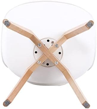 Esszimmergruppe Esstisch 120CM Rechteckig Holz + 4er Stühle grau Eiche-Weiß Tischbein für Wohnzimmer Küche Büro