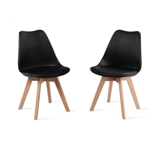 Esszimmergruppe Esstisch 120CM Rechteckig Holz + 4er Stühle grau Eiche-Weiß Tischbein für Wohnzimmer Küche Büro