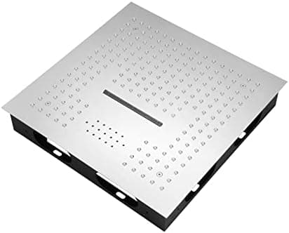 21 Zoll Einbau-Duschkopf Regendusche, Kopfbrause Regendusche Mit 2 Funktions-Wasserauslass (Regen, Wasserfall), 40 * 40c
