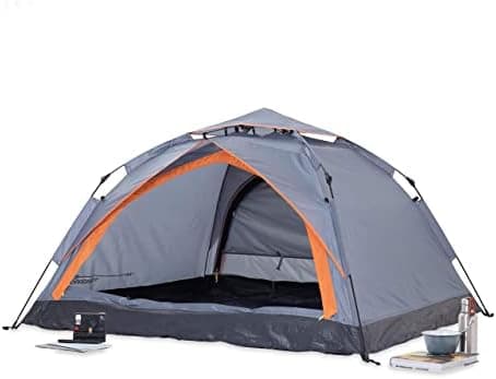 Lumaland Lightweights Pop Up Wurfzelt 2-4 Personen | Ideal für Trekking & Festival | Wasserdicht 210x190x110cm
Lumaland