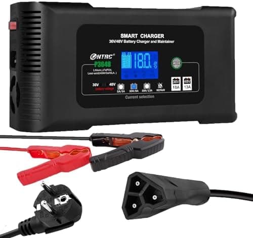 SolaMr 15A Auto-Batterie-Ladegerät, 12V und 24V Smart Automatic Battery Maintainer - P15
SolaMr 15A Erhaltungsladegerät