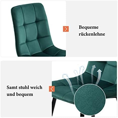 HAUSPROFI Schwarz + Gold Esstisch 5-teiliges Set Küchen Esszimmer Wohnzimmer Sechseckiger Esstisch 115.5x100x75cm mit 4