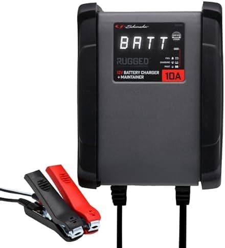 Schumacher Rugged SPX 458 Automatisches und intelligentes Lade- und Erhaltungsgerät - für Motorrad, Auto, Boot, Schutzar