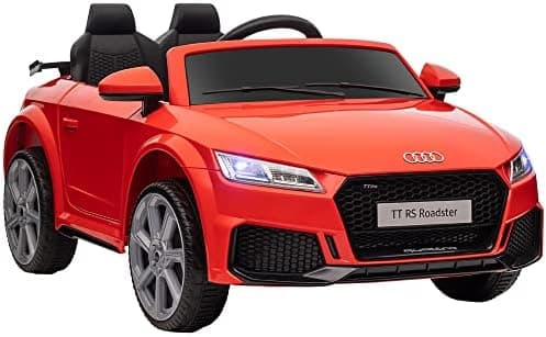 HOMCOM Kinder Elektroauto für 3-5 Jährige mit 2,4 G Fernbedienung, Rot