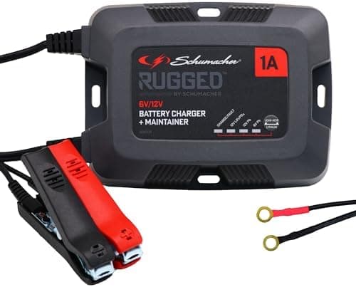 Schumacher Rugged SPX 458 Automatisches und intelligentes Lade- und Erhaltungsgerät - für Motorrad, Auto, Boot, Schutzar