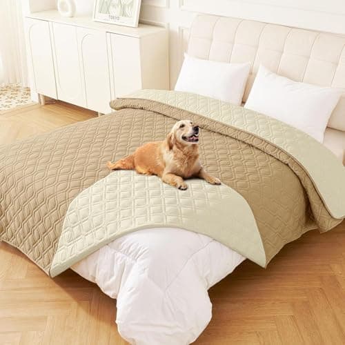 Homaxy Hundedecke Wasserdicht für Outdoor-Use, Weich und Wendig, ideal für Sofa, Couch und Bett (130x100cm, Grau+Dunkelg