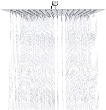 Ibergrif Edelstahl Duschkopf Regendusche 10 Zoll Silber Global Recycled Standard