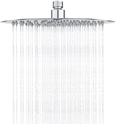 Ibergrif Edelstahl Duschkopf Regendusche 10 Zoll Silber Global Recycled Standard