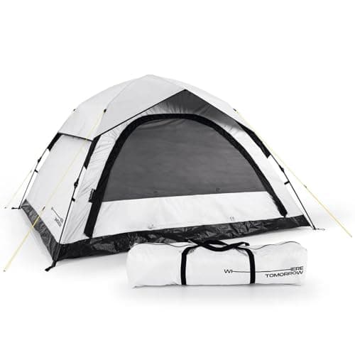 Lumaland Lightweights Pop Up Wurfzelt 2-4 Personen | Ideal für Trekking & Festival | Wasserdicht 210x190x110cm
Lumaland