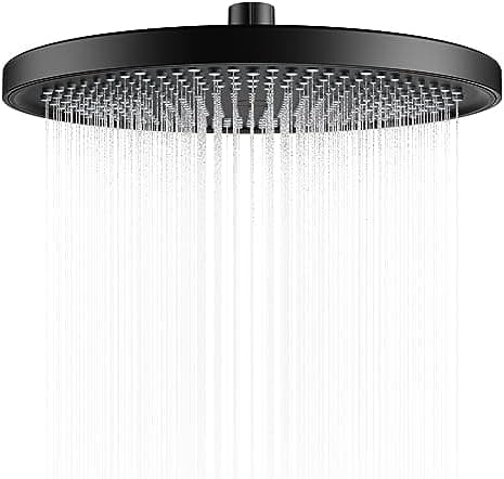 Regenduschkopf YUANNY Wasserspar 10 Zoll Stable ABS Chrom Universal-Kopfbrause Anti-Kalk-Düsen Ø 26 cm