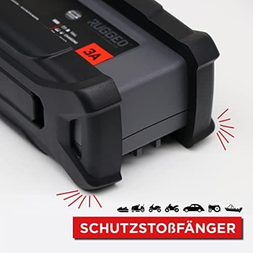 Schumacher Rugged SPX 458 Automatisches und intelligentes Lade- und Erhaltungsgerät - für Motorrad, Auto, Boot, Schutzar