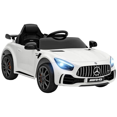 AIYAPLAY Kinder Elektroauto Schwarz für 3-6 Jahre mit 2,4G Fernbedienung und Musik