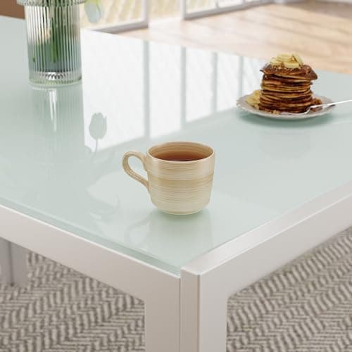 Bealife Esszimmer Set Esstisch 4 Stühle Schwarz