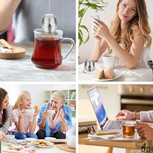 Teeei Edelstahl 304 für Tasse und Tasseteekanne Meisten geeignet Teefilter und Gewürzei