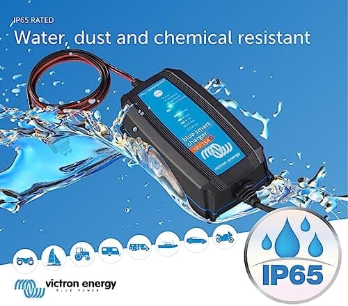 Victron Energy Blue Smart Batterie Ladegerät - Autobatterie Ladegerät - Hocheffizient und einfach zu bedienen - IP65 ges