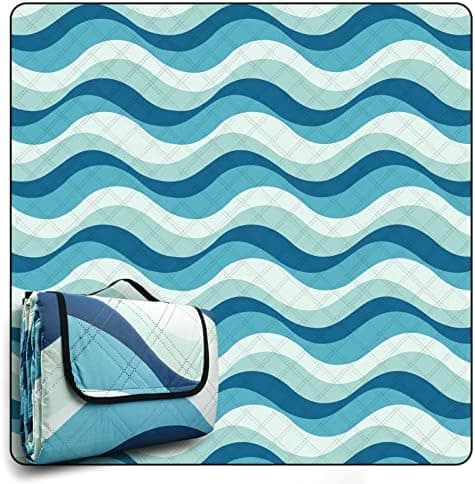 COVACURE Wasserdichte Picknickdecke 200x200 cm XXL – Sandfrei & Waschbar – Outdoor & Camping Isolation – Faltbar & Leich