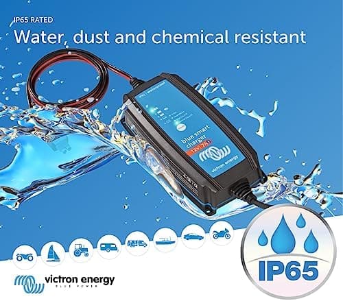 Victron Energy Blue Smart Batterie Ladegerät - Autobatterie Ladegerät - Hocheffizient und einfach zu bedienen - IP65 ges