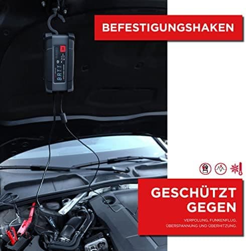 Schumacher Rugged SPX 458 Automatisches und intelligentes Lade- und Erhaltungsgerät - für Motorrad, Auto, Boot, Schutzar
