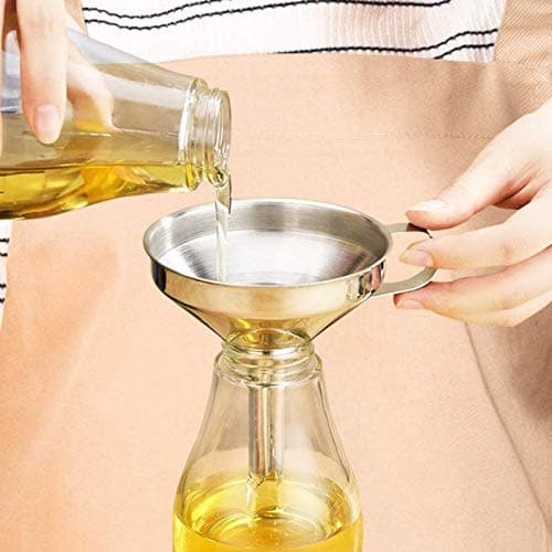 Edelstahltrichter Set - Hochwertiger Trichter Mit Mesh Filter Für Küchenanwender Und Weinessammler Bei Dinnerpartys Und-