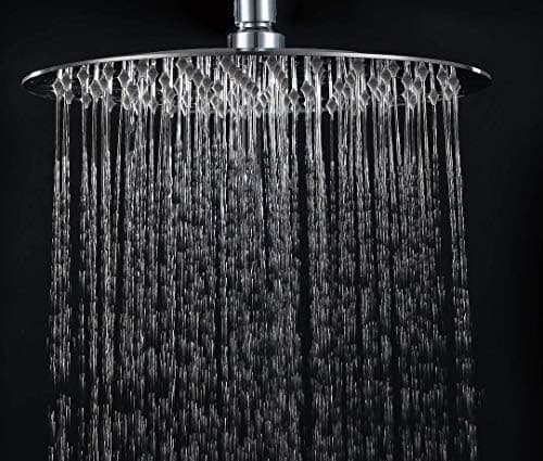 Klimatic 12 Zoll Regendusche Edelstahl AISI304 Anti-Kalk-Düsen Rund Duschkopf Regenbrausettung