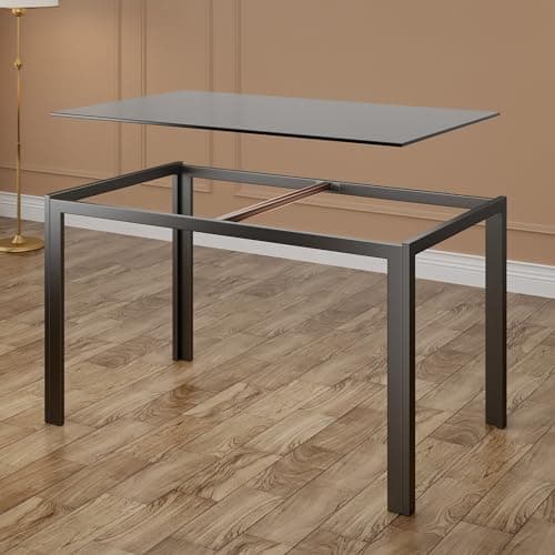 Bealife Esszimmer Set Esstisch 4 Stühle Schwarz