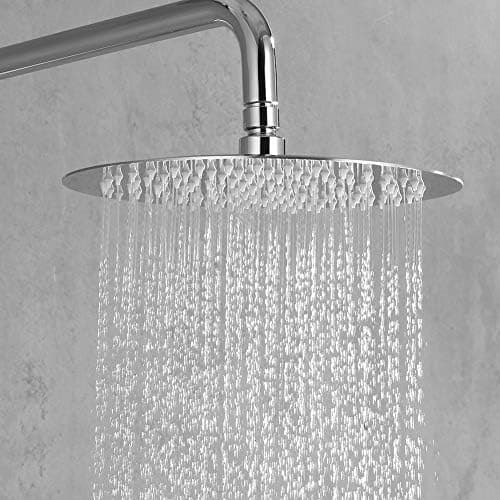 Ibergrif Edelstahl Duschkopf Regendusche 10 Zoll Silber Global Recycled Standard