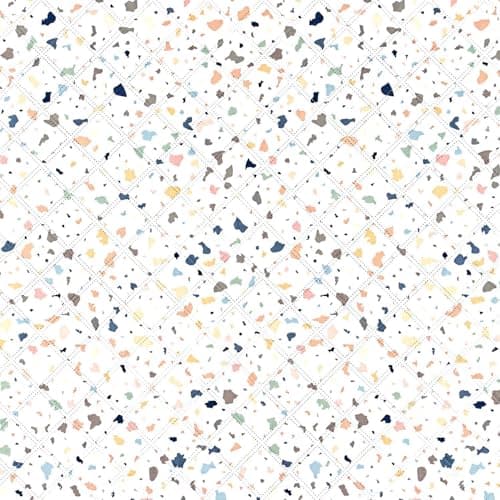 BlumtalPremium Picknickdecke wasserabweisend 200x200 cm - Outdoor-Decke Boho & Terrazzo Design - waschbar + weiche Zwisc