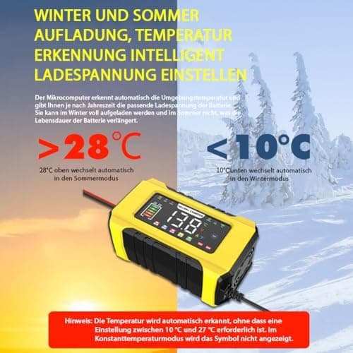 15A Autobatterie Ladegerät 9-stufiges Intelligentes System für AGM und Gel Blei-Säure-Batterien
| 12V 24V 15A Autobatte