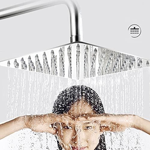 Regendusche Duschkopf Edelstahl AISI304 Anti-Kalk-Düsen
| Quadratischer Regenduschkopf 12 Zoll Regendusche
| Regendusch