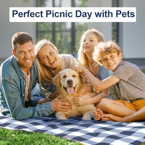 Picknickdecke 200X300 cm, wasserdicht und sandfrei, perfekt für Picknicks im Park und am Strand,Picknickdecke 200X300 cm