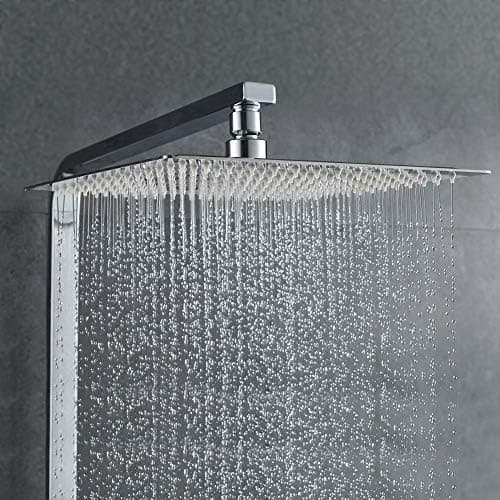 Ibergrif Edelstahl Duschkopf Regendusche 10 Zoll Silber Global Recycled Standard