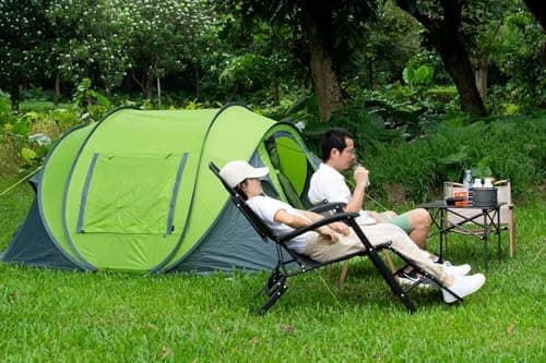 Three Bears 3-4 Personen Zelt - Schnell & Einfach aufbaufbar, Ideal für Camping & Outdoor-Abenteuer - Automatischer Aufb