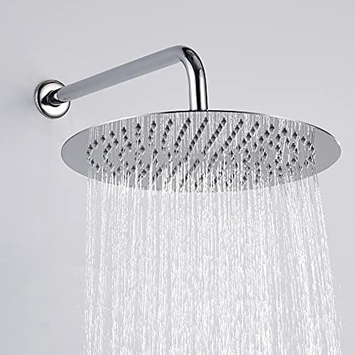 Klimatic 12 Zoll Regendusche Edelstahl AISI304 Anti-Kalk-Düsen Rund Duschkopf Regenbrausettung