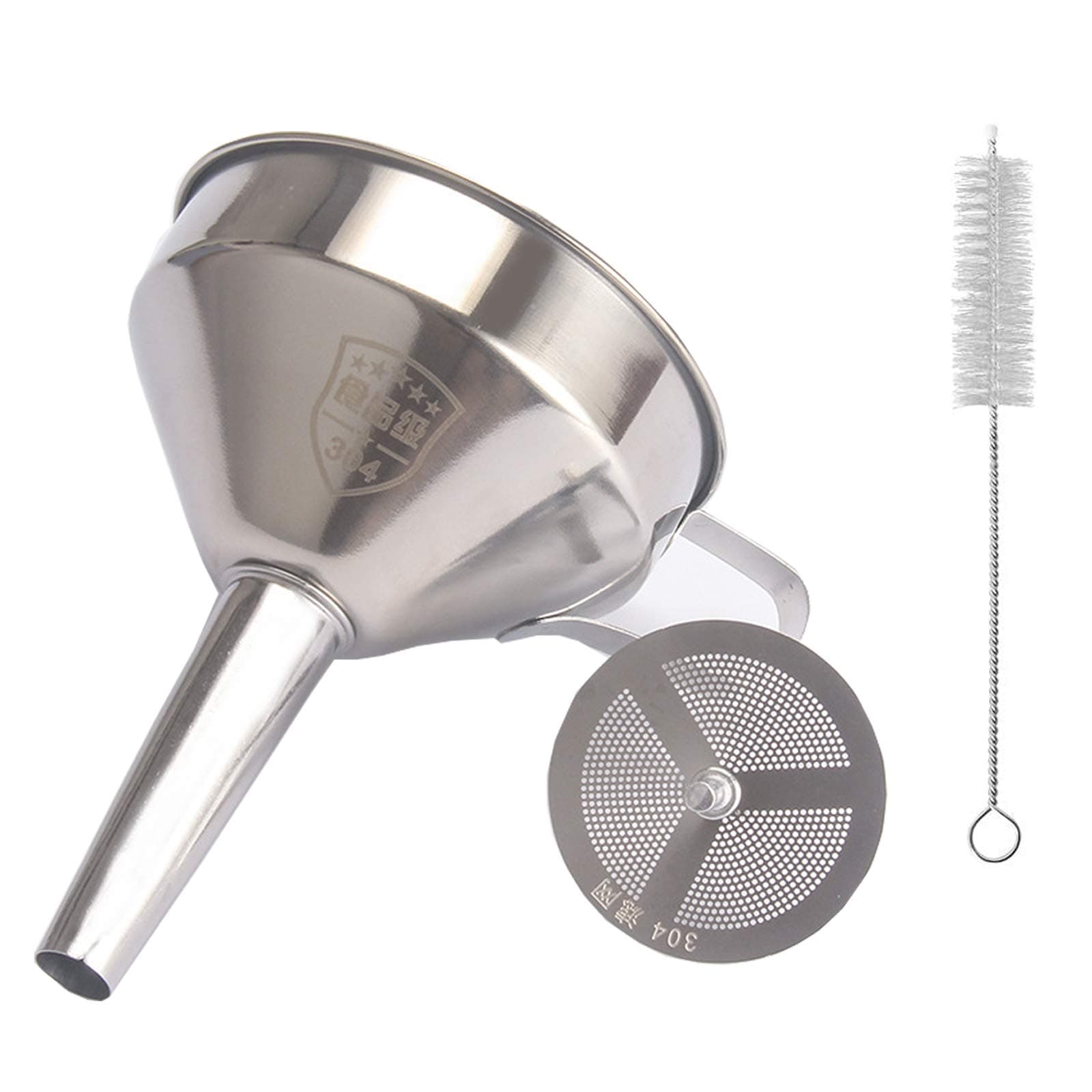 Edelstahltrichter Set - Hochwertiger Trichter Mit Mesh Filter Für Küchenanwender Und Weinessammler Bei Dinnerpartys Und-