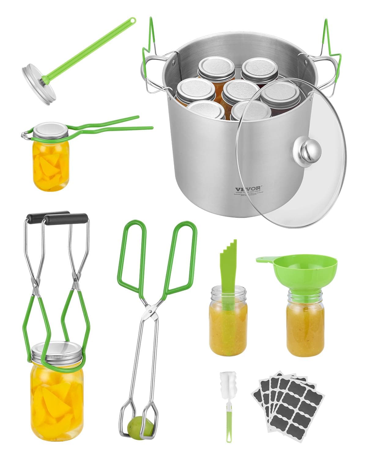 VEVOR Einmachzubehör Starter-Kit für Anfänger
| VEVOR 9-teiliges Einmachwerkzeug-Set zur HeimverEine
| VEVOR Einmachzub