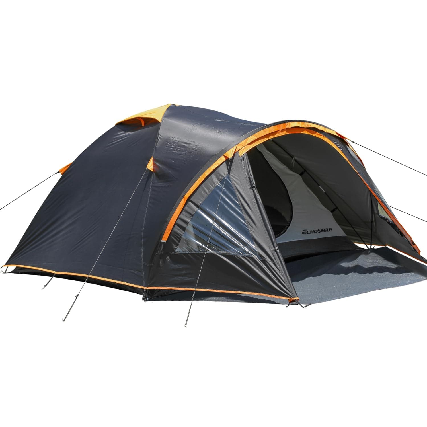 EchoSmile Wasserdicht 3-4 Personen Camping Zelt 5000mm, Ultraleicht für Jahreszeiten-Trekking und Festival-Spiele