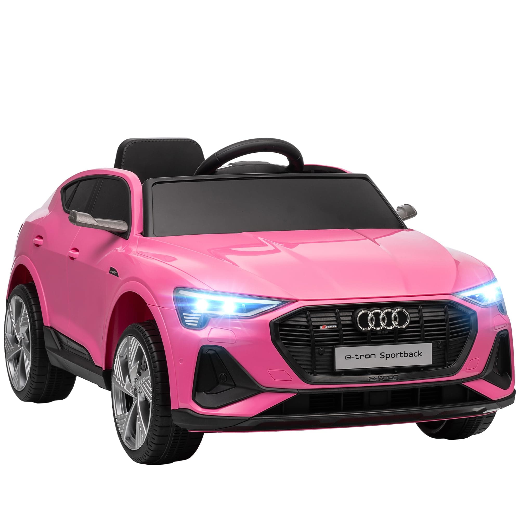 HOMCOM Elektro Kinderauto Audi E-tron, Fernbedienung, Musik, Sicherheitsgurt, Rosa
HOMCOM Elektro Kinderauto 12V, Elek