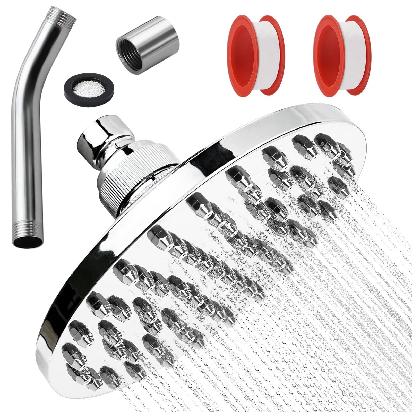 Regendusche Set 360° Einstellbar für Badezimmer & Hotel